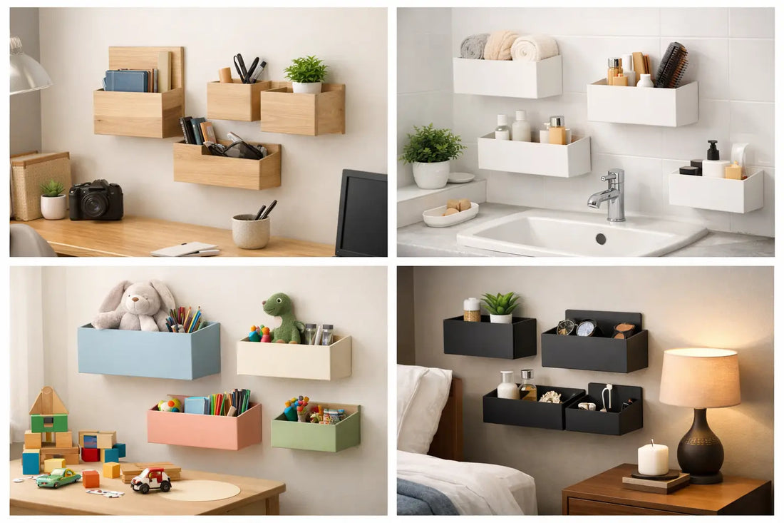 Wall Storage Box Organizer Ideas for Every Room