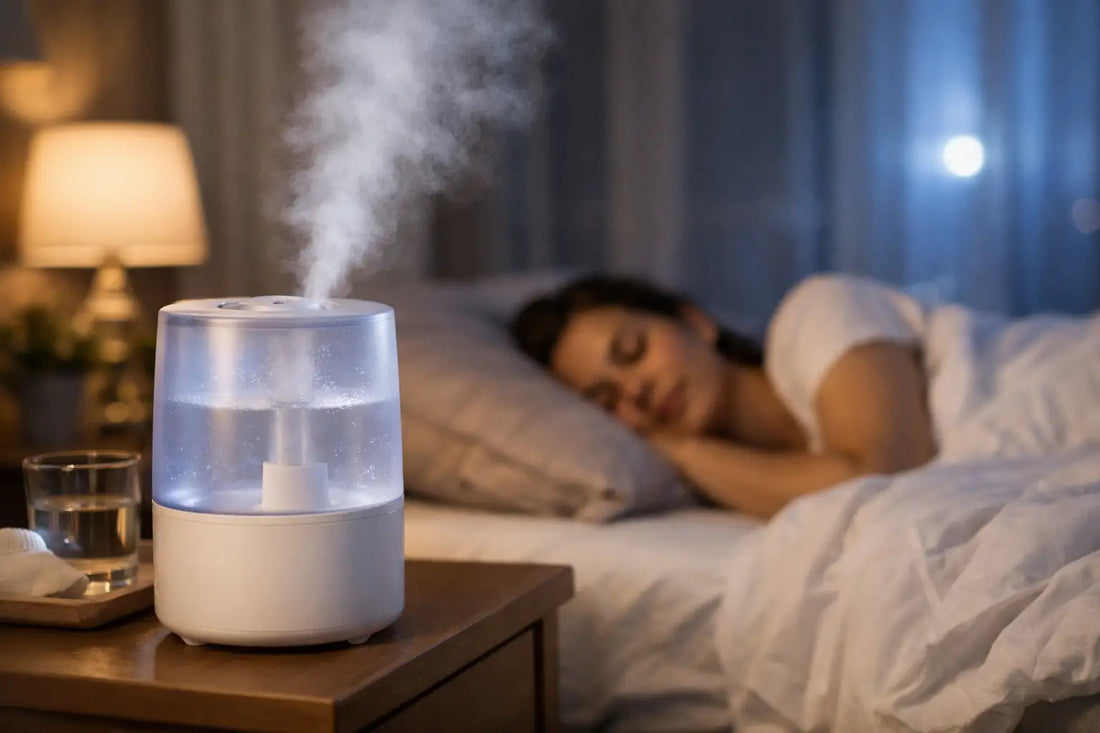 Humidifier for Dry Bedroom Comfort at Night